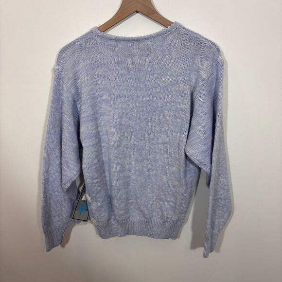 Vintage Tan F Jay NWT Geometric Wool Blend Sweater Size Large - Picture 4 of 12